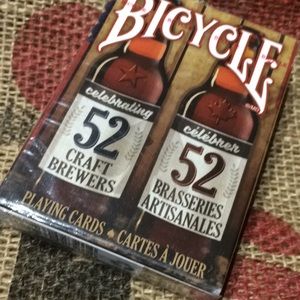 NWT Craft Brewers Bicycle brand Playing Cards